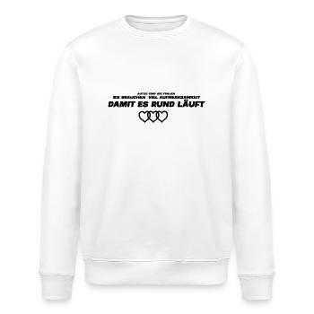 Cars Like Women Design / Car Tuning Design - Sweat bio ROLLER Stanley/Stella Unisexe - blanc - Devant - Nik (191cm)