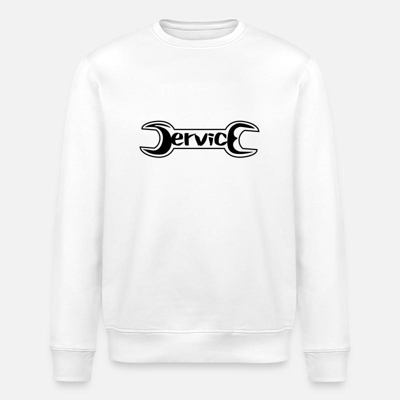 service - Stanley/Stella Unisex Bio-Sweatshirt ROLLER - Weiß