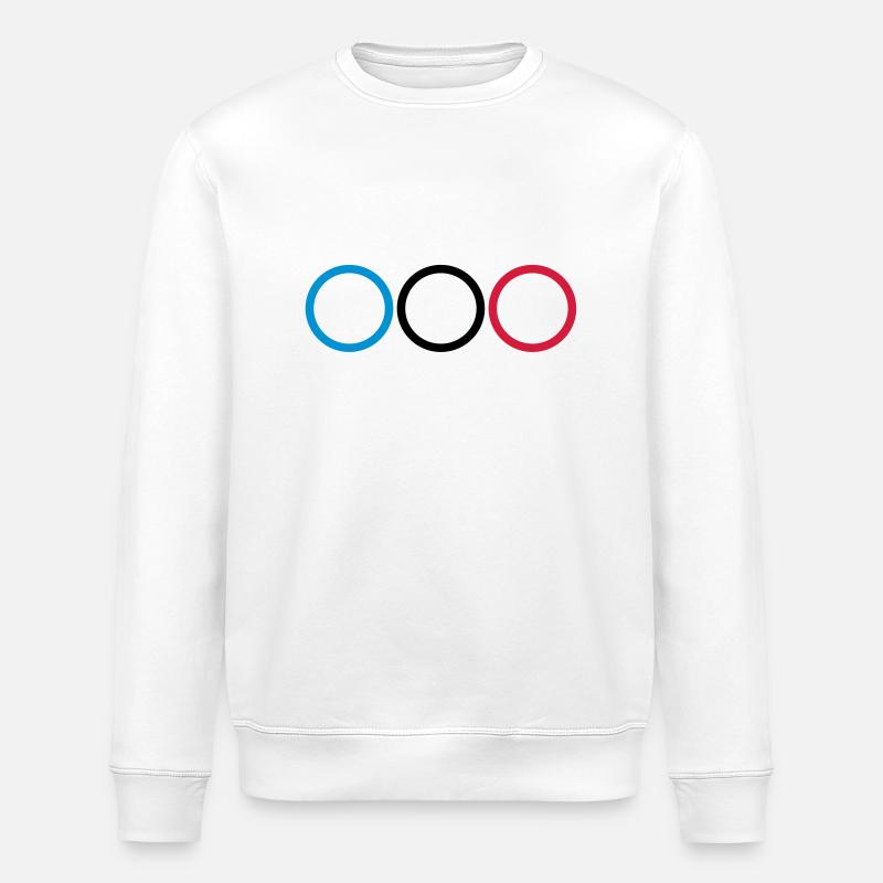 3_anneau - Stanley/Stella Unisex Bio-Sweatshirt ROLLER - Weiß