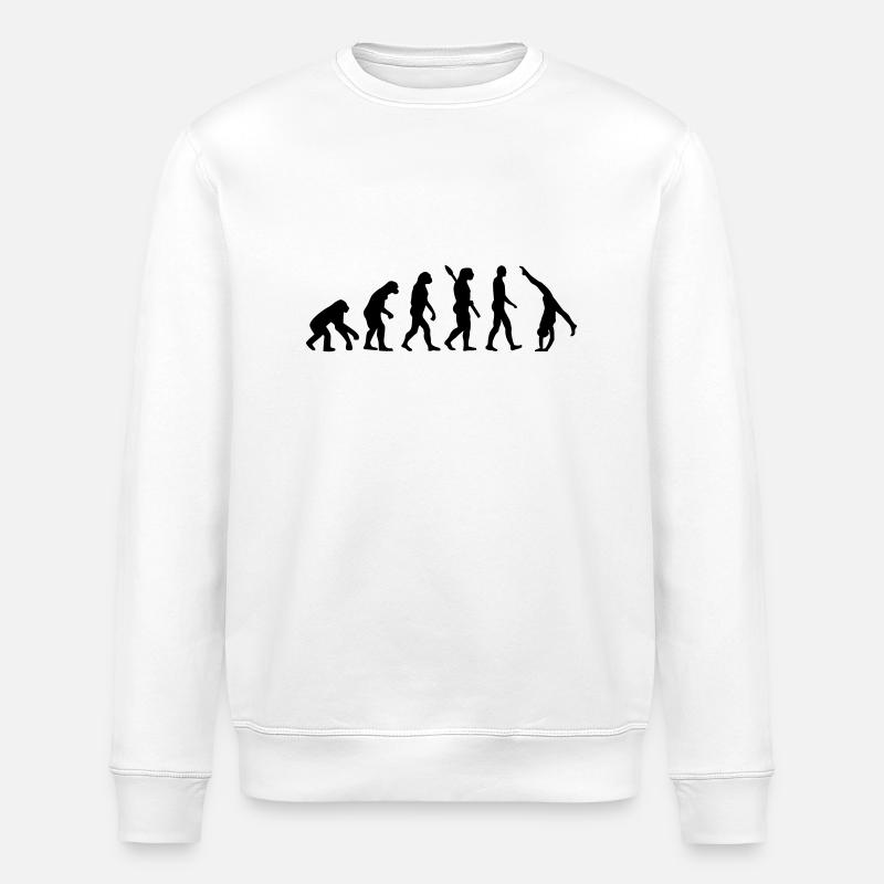 Evolution Gymnastics - Stanley/Stella ROLLER Unisex Organic Sweatshirt - white