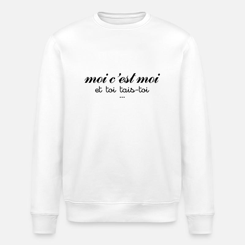 Moi C'est Moi - Sweat bio ROLLER Stanley/Stella Unisexe - blanc