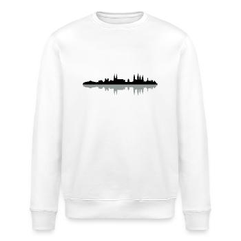 Skyline Bamberg - Stanley/Stella Unisex Bio-Sweatshirt ROLLER - Weiß - Vorne - Nik (191cm)