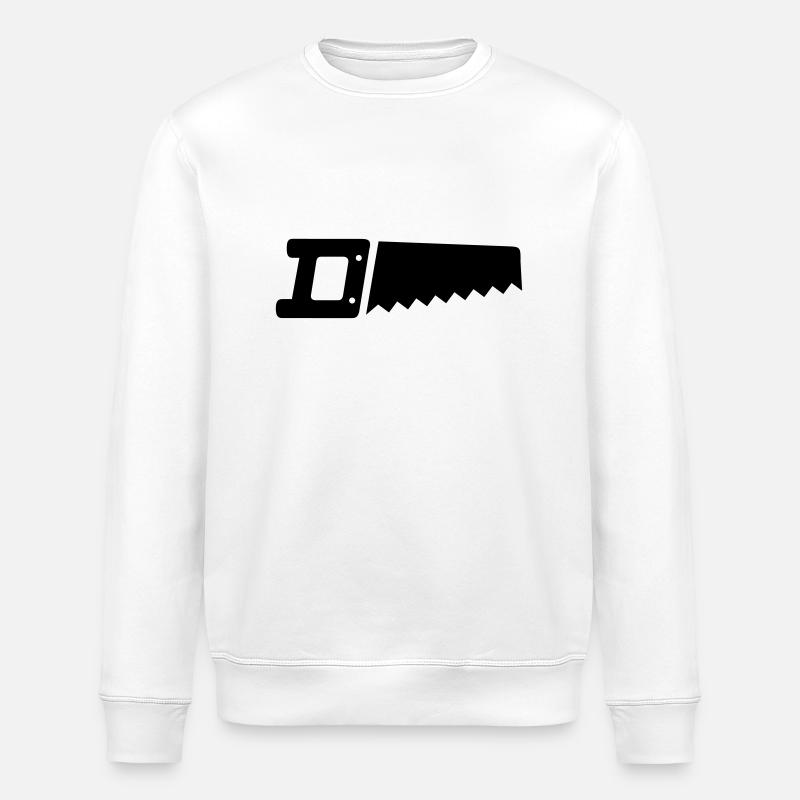 Scie - Sweat bio ROLLER Stanley/Stella Unisexe - blanc