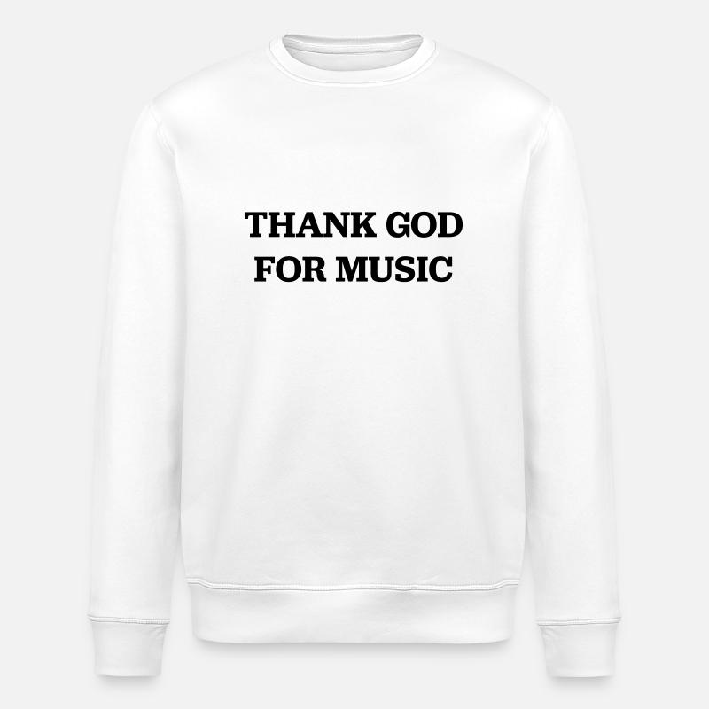 Musik - Stanley/Stella Unisex Bio-Sweatshirt ROLLER - Weiß