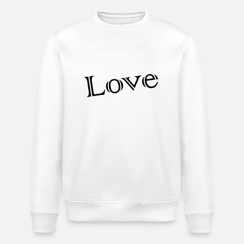 LOVE,JUST MARRIED,VIVE LES MARIES,EVJF - Sweat bio ROLLER Stanley/Stella Unisexe - blanc