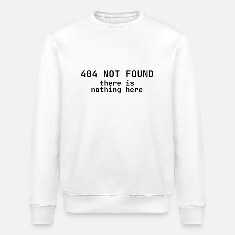 404 Not Found Nothing Here - Sweat bio ROLLER Stanley/Stella Unisexe - blanc