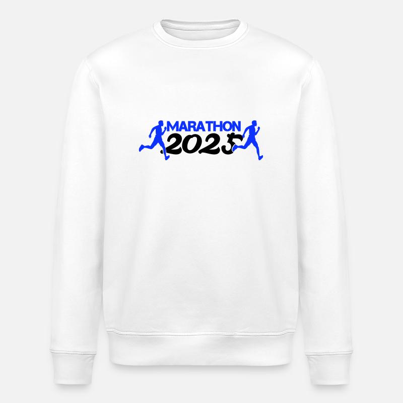 marathon 2025 - Stanley/Stella Unisex Bio-Sweatshirt ROLLER - Weiß