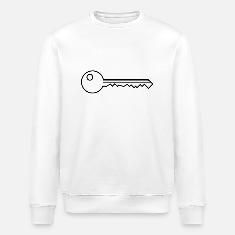 Schlüssel - Stanley/Stella Unisex Bio-Sweatshirt ROLLER - Weiß