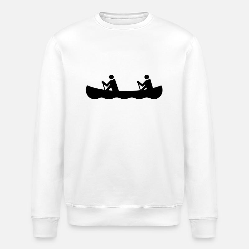 canoeing - Stanley/Stella Unisex Bio-Sweatshirt ROLLER - Weiß
