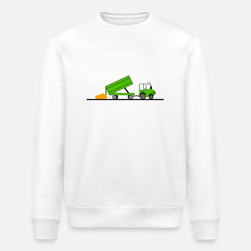 Traktor - Stanley/Stella Unisex Bio-Sweatshirt ROLLER - Weiß