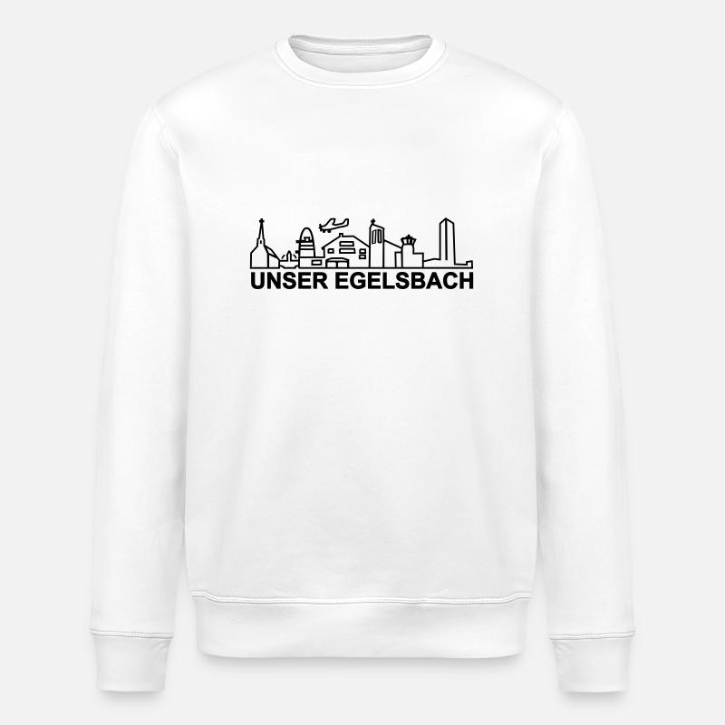 Unser Egelsbach - Stanley/Stella Unisex Bio-Sweatshirt ROLLER - Weiß