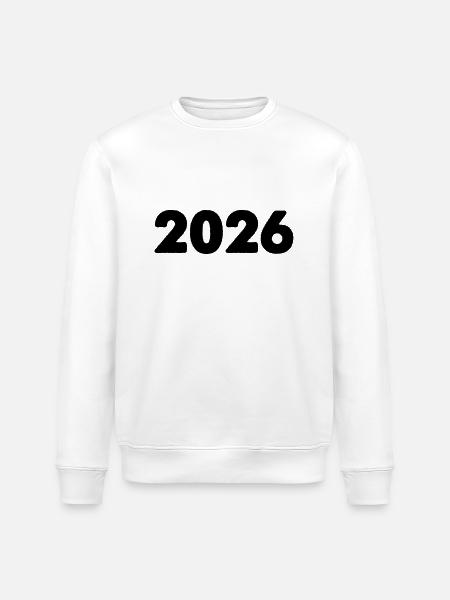 2026 - Stanley/Stella Unisex Bio-Sweatshirt ROLLER - Weiß