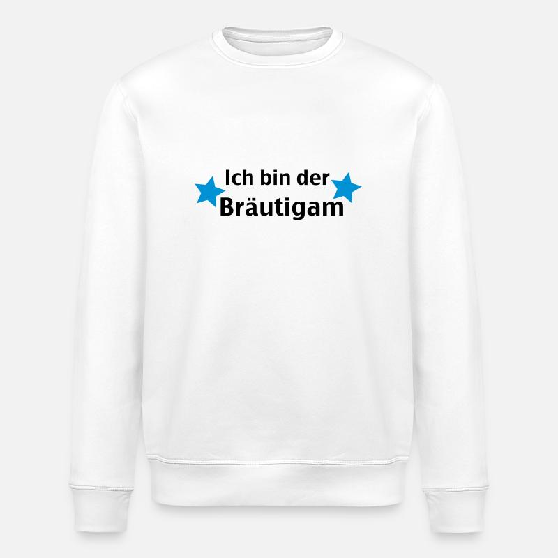 I'm The Groom - Stanley/Stella ROLLER Unisex Organic Sweatshirt - white