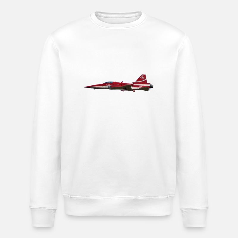 Kampfjet - Stanley/Stella Unisex Bio-Sweatshirt ROLLER - Weiß