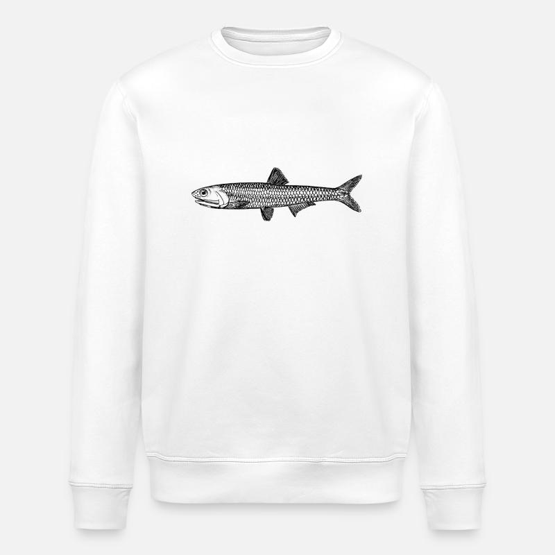 fish425 - Sweat bio ROLLER Stanley/Stella Unisexe - blanc