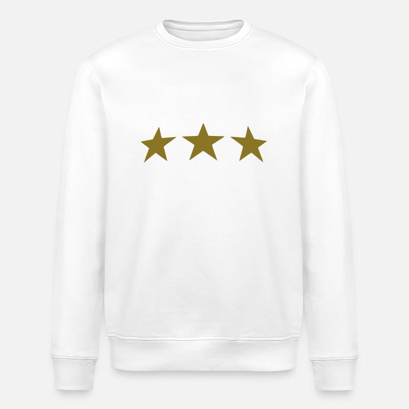 Sterne - Stanley/Stella Unisex Bio-Sweatshirt ROLLER - Weiß