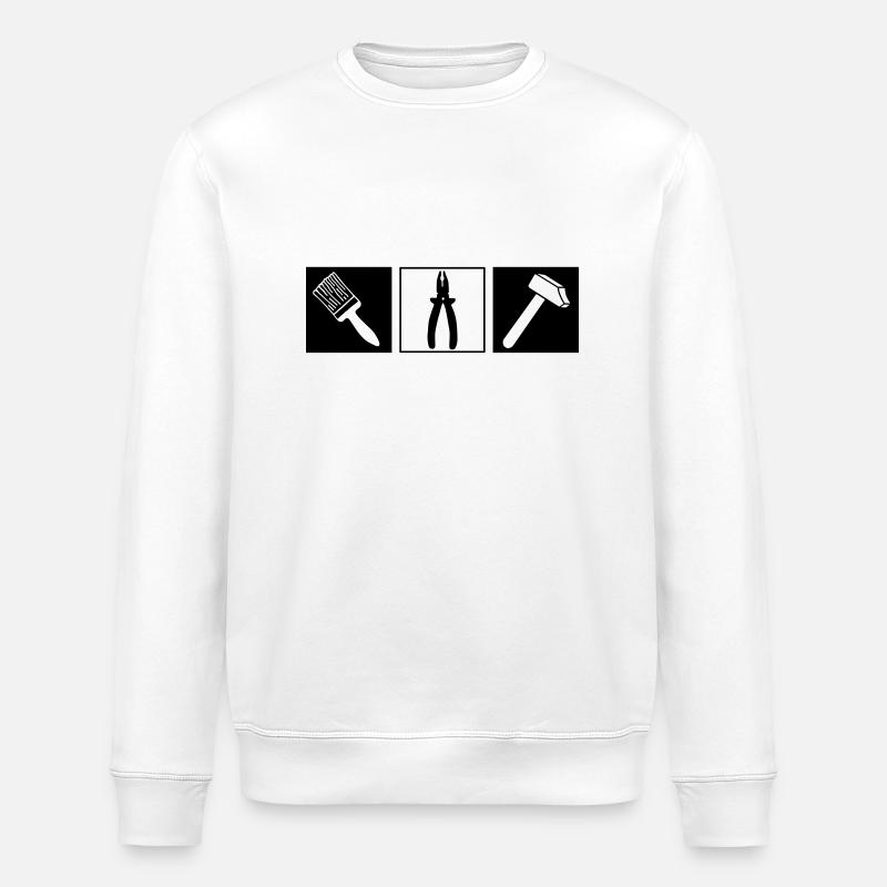 Gardien - Artisans - Sweat bio ROLLER Stanley/Stella Unisexe - blanc