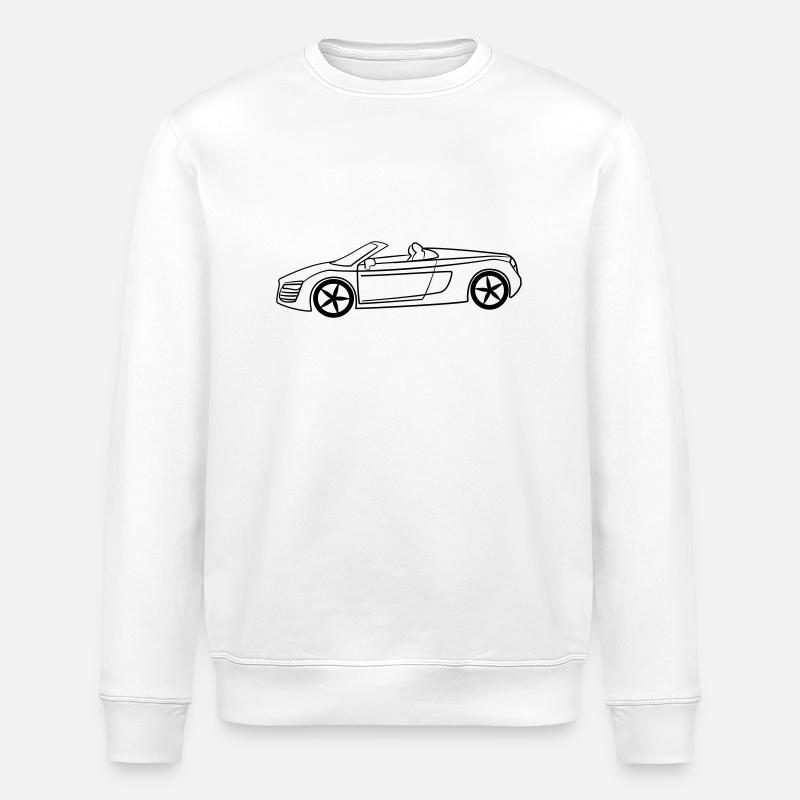 Luxus Cabrio Tribal - Stanley/Stella Unisex Bio-Sweatshirt ROLLER - Weiß