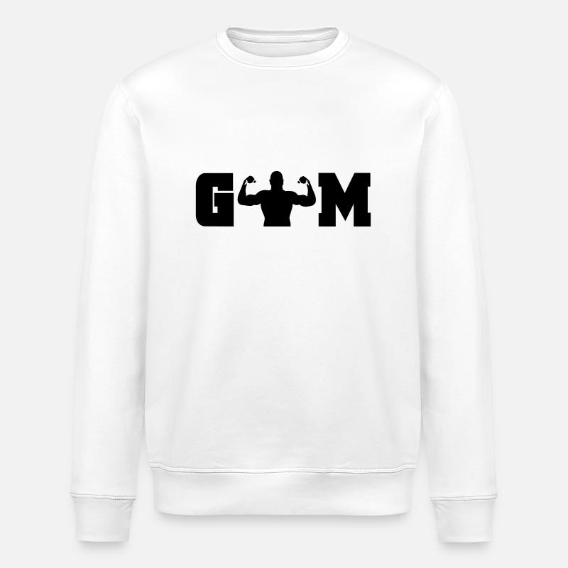 gym - Stanley/Stella Unisex Bio-Sweatshirt ROLLER - Weiß