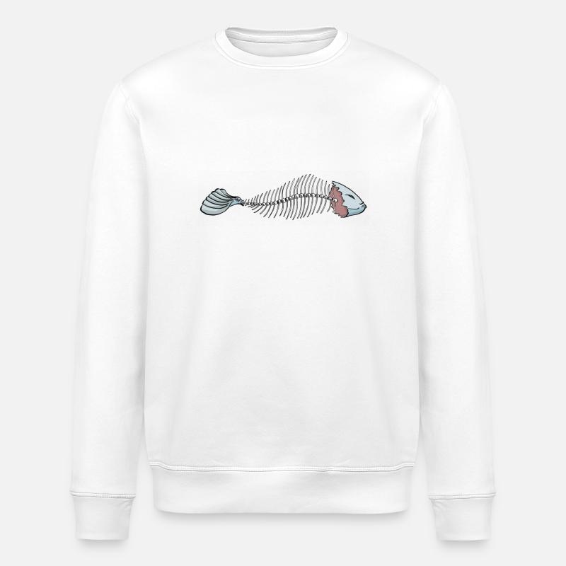 poisson - Sweat bio ROLLER Stanley/Stella Unisexe - blanc