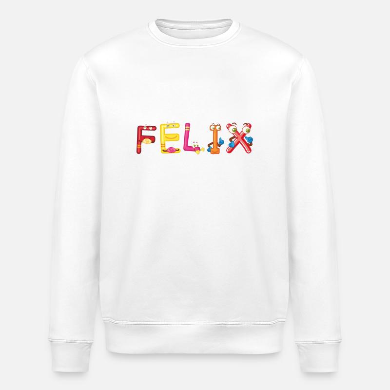 Felix - Stanley/Stella Unisex Bio-Sweatshirt ROLLER - Weiß