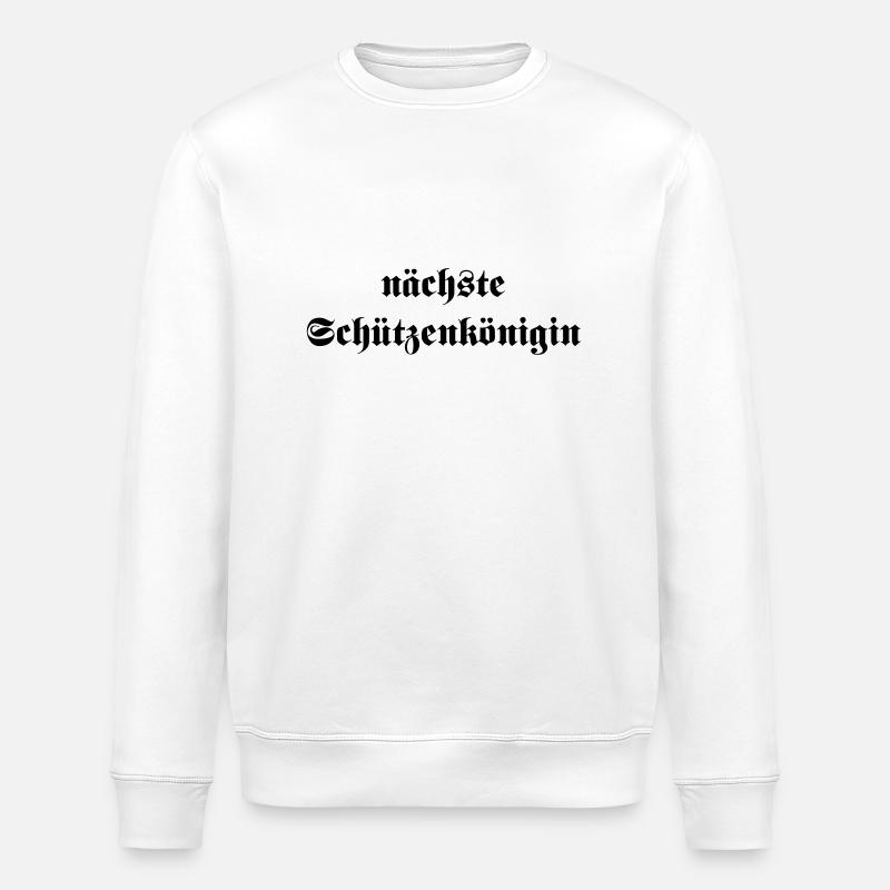 nächste Schützenkönigin - Stanley/Stella Unisex Bio-Sweatshirt ROLLER - Weiß