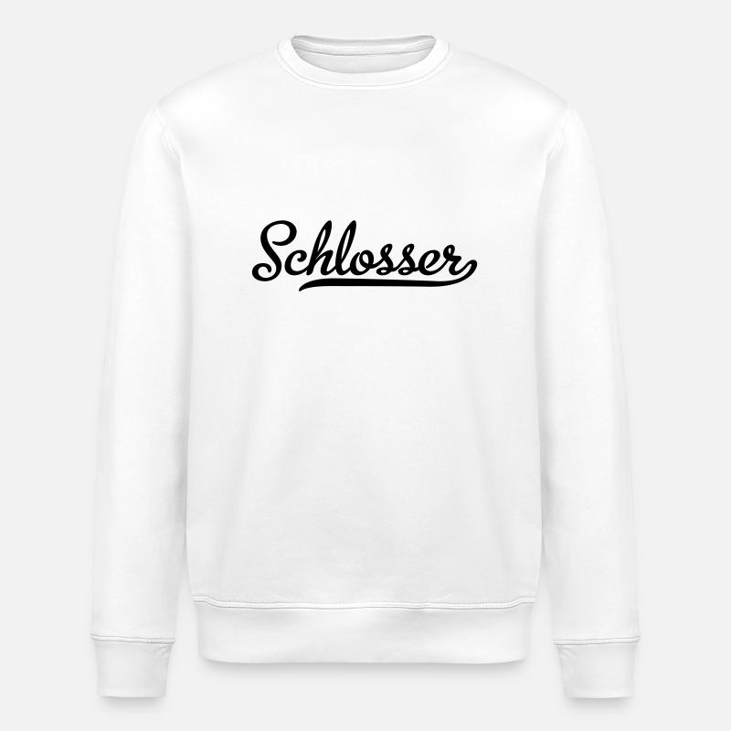 Locksmith - Stanley/Stella ROLLER Unisex Organic Sweatshirt - white