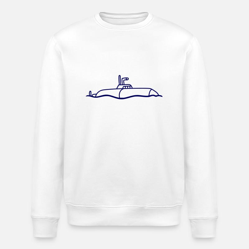 Plongée de surface sous-marine - Sweat bio ROLLER Stanley/Stella Unisexe - blanc