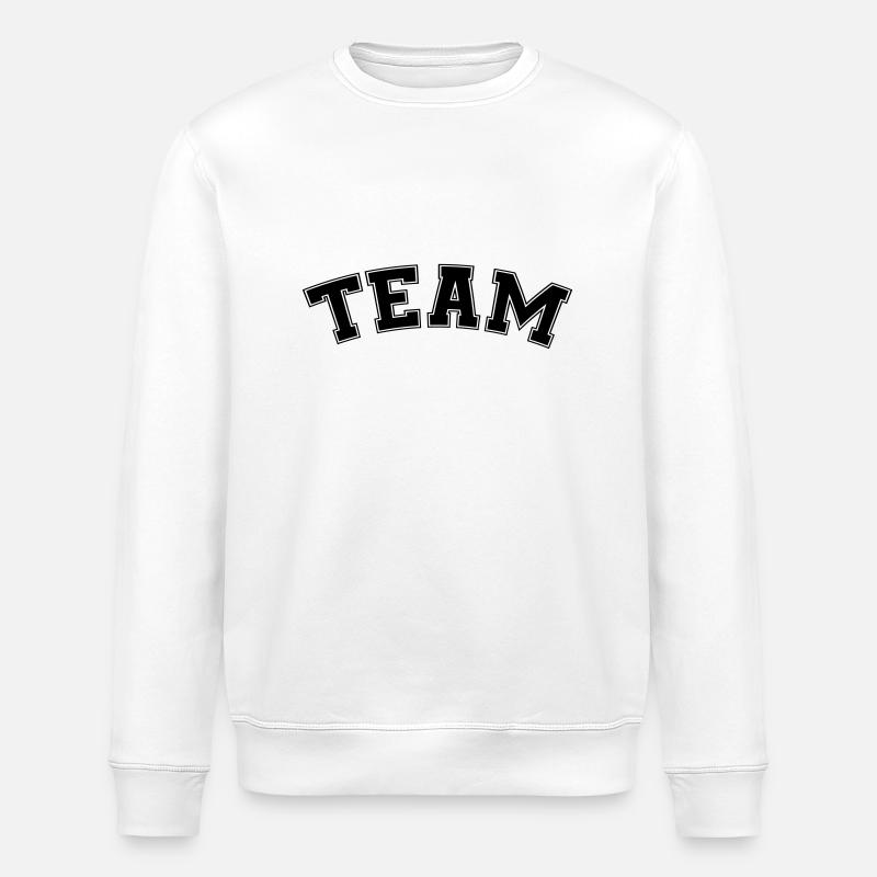 team - Stanley/Stella ROLLER Unisex Organic Sweatshirt - white
