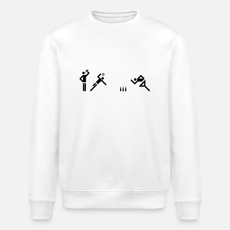 Flunkyball - Stanley/Stella Unisex Bio-Sweatshirt ROLLER - Weiß