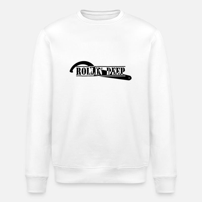 ROLLINDEEP - Stanley/Stella Unisex Bio-Sweatshirt ROLLER - Weiß