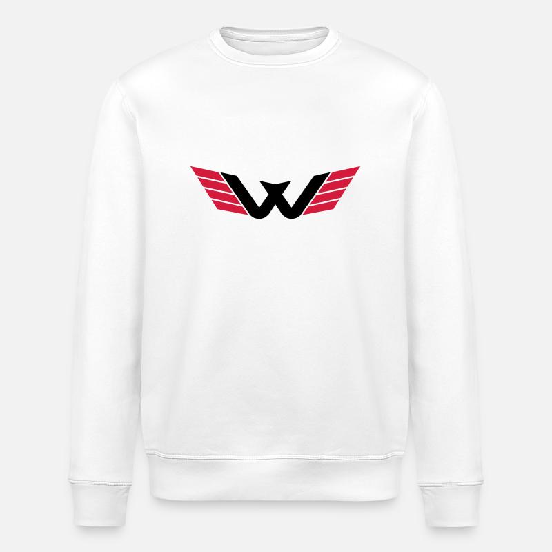 W Logo - Stanley/Stella Unisex Bio-Sweatshirt ROLLER - Weiß