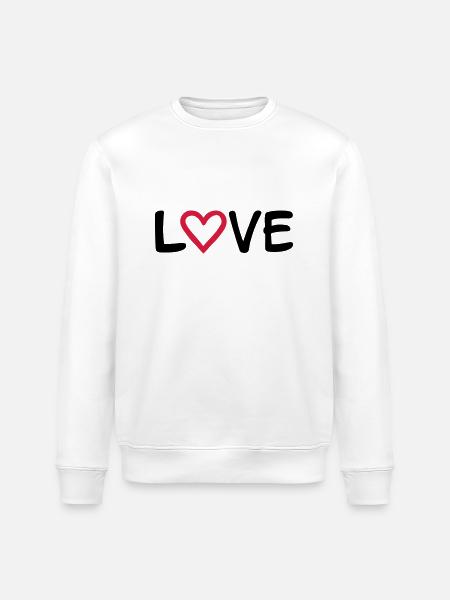 Love - Sweat bio ROLLER Stanley/Stella Unisexe - blanc