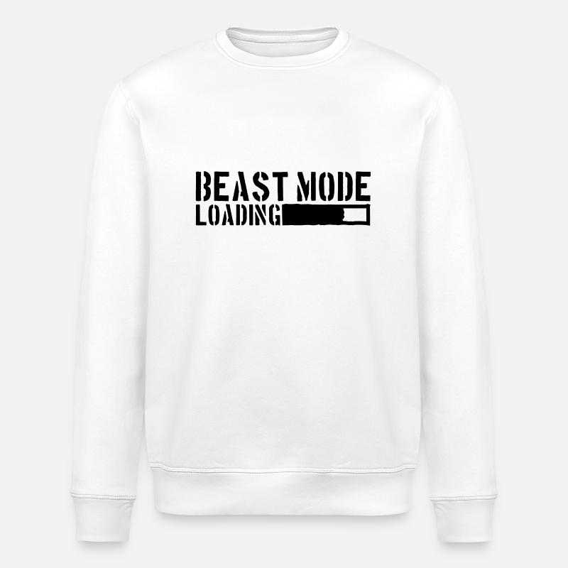Beast Mode Loading Power - Stanley/Stella Unisex Bio-Sweatshirt ROLLER - Weiß