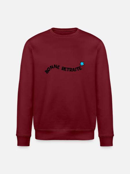 RETRAITE. BONNE RETRAITE. JOYEUSE RETRAITE - Sweat bio ROLLER Stanley/Stella Unisexe - blanc