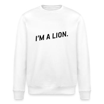 I’m a lion ! - Sweat bio ROLLER Stanley/Stella Unisexe - blanc - Devant - Nik (191cm)