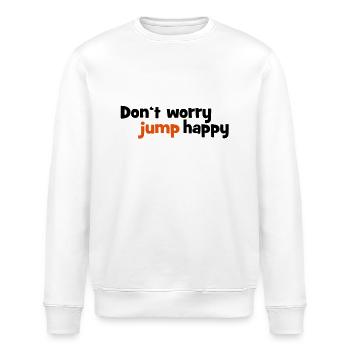 jump - Stanley/Stella ROLLER Unisex Organic Sweatshirt - white - Front - Nik (191cm)