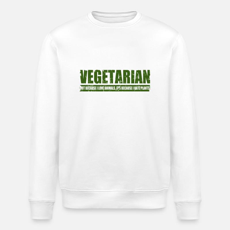 Vegetarian - Stanley/Stella Unisex Bio-Sweatshirt ROLLER - Weiß