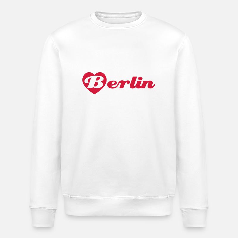I love Berlin - Stanley/Stella Unisex Bio-Sweatshirt ROLLER - Weiß