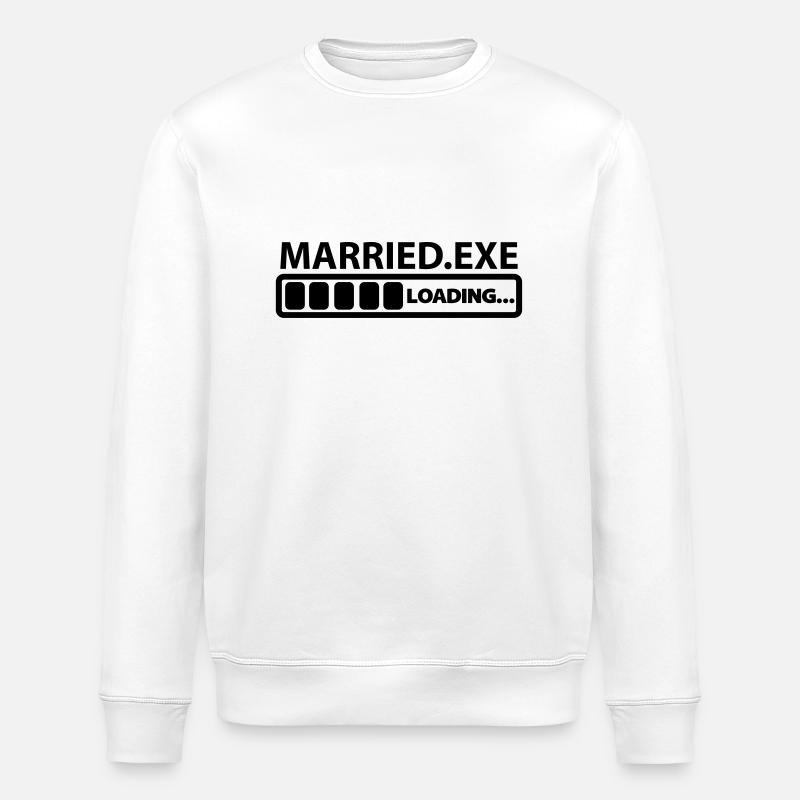 married exe loading - Stanley/Stella Unisex Bio-Sweatshirt ROLLER - Weiß