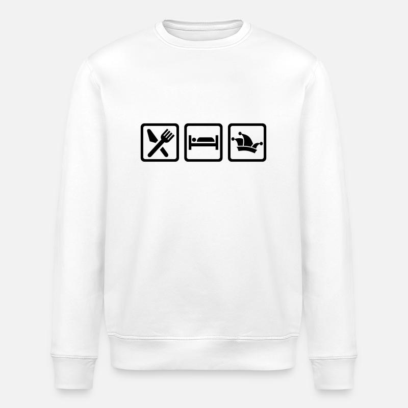 Karneval - Stanley/Stella Unisex Bio-Sweatshirt ROLLER - Weiß