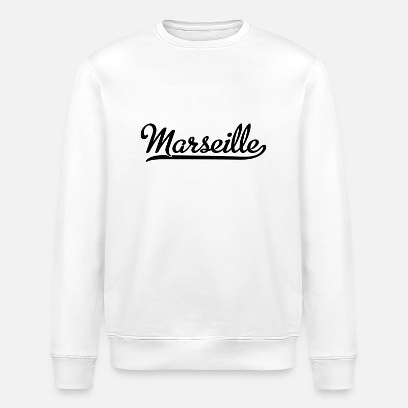 Marseille - Stanley/Stella Unisex Bio-Sweatshirt ROLLER - Weiß