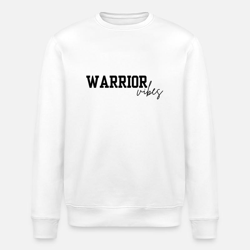 Warrior Vibes - Stanley/Stella Unisex Bio-Sweatshirt ROLLER - Weiß