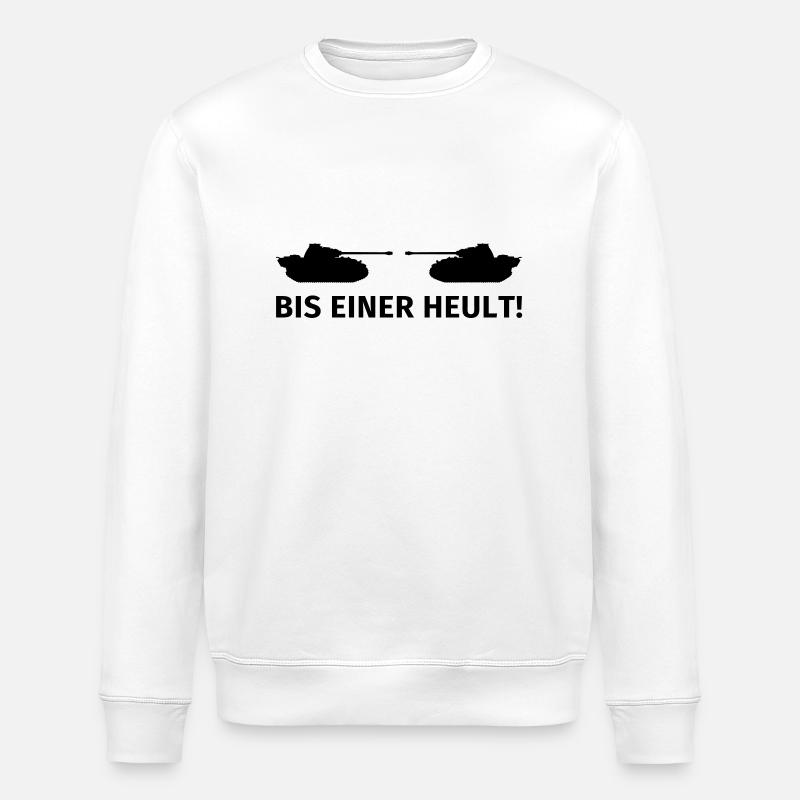 Bis einer heult - Stanley/Stella Unisex Bio-Sweatshirt ROLLER - Weiß