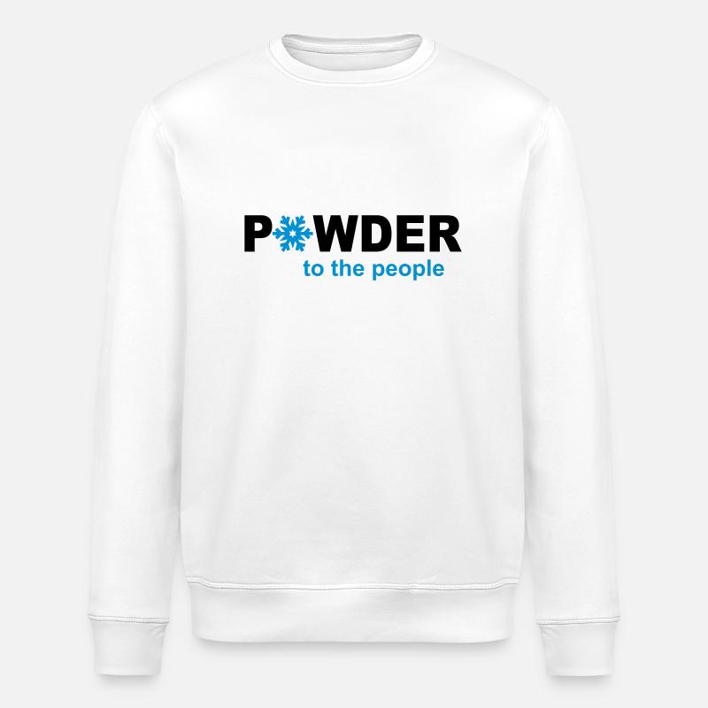 Ski - Stanley/Stella Unisex Bio-Sweatshirt ROLLER - Weiß