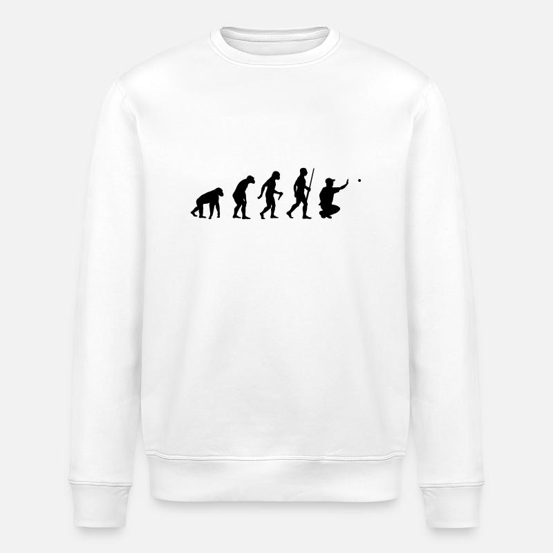 Boule Evolution - Stanley/Stella Unisex Bio-Sweatshirt ROLLER - Weiß
