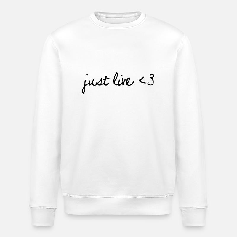 Just Live - Sweat bio ROLLER Stanley/Stella Unisexe - blanc
