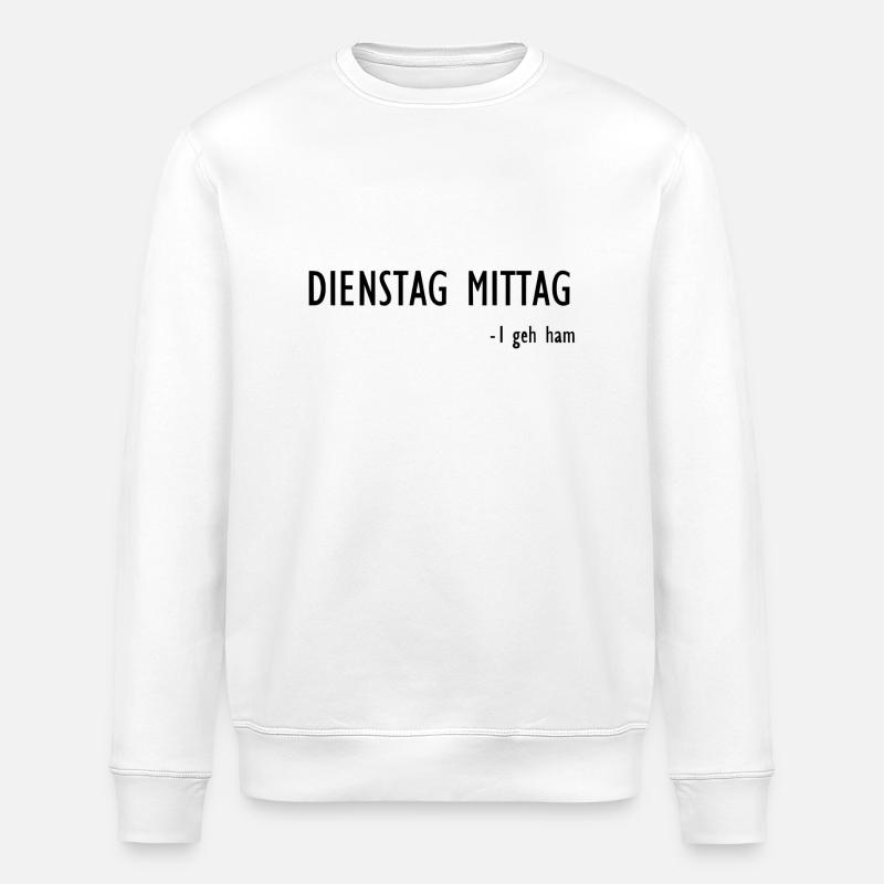 Mardi midi - Sweat bio ROLLER Stanley/Stella Unisexe - blanc