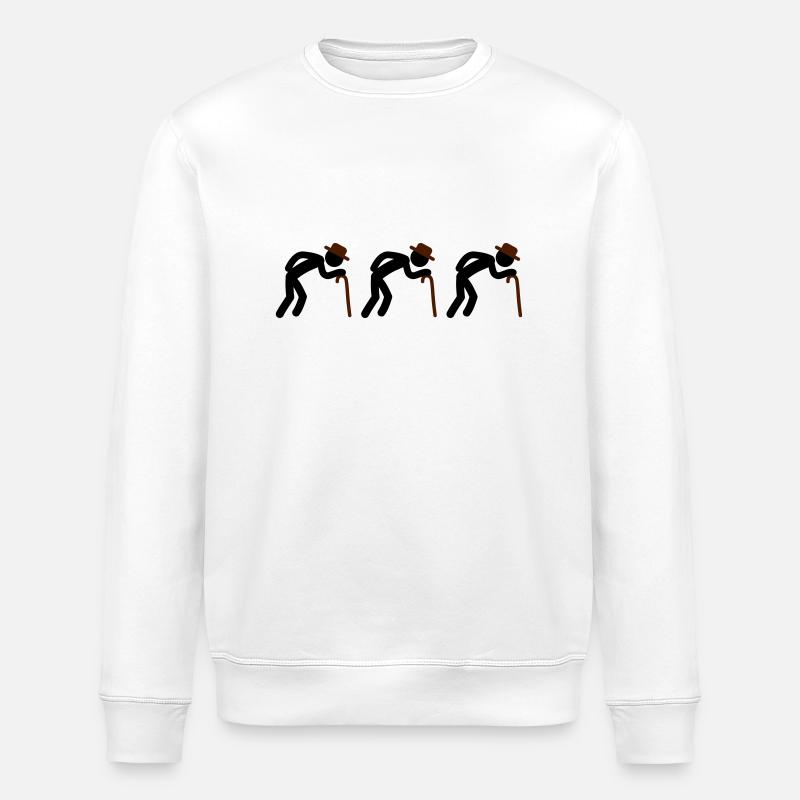 Old Man Team - Stanley/Stella Unisex Bio-Sweatshirt ROLLER - Weiß