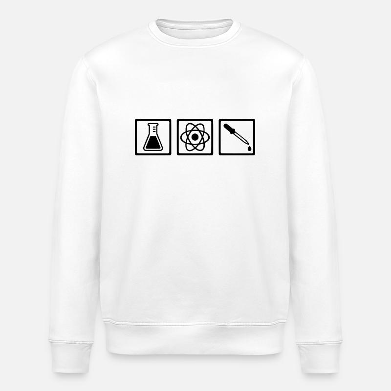 Chimiste - Sweat bio ROLLER Stanley/Stella Unisexe - blanc